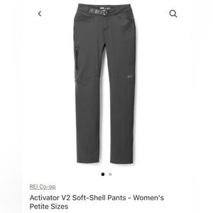 REI Co-op Gray Soft-Shell Pants
